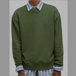 Mode of One Mens Relaxed Fit Fleece Sweatshirt Black Forest Size XXL